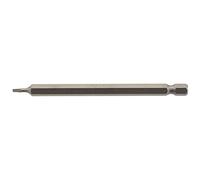 Draper TX-STAR Insert Bit, 1/4" Hex, 100mm Long, T7 (Pack of 1)