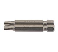 Draper TX-STAR Insert Bit 1/4" Hex 50mm Long Shot Blast Finish T25 2 Pieces