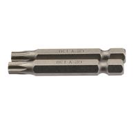 Draper TX-STAR Insert Bit 1/4" Hex 50mm Long Shot Blast Finish T30 2 Pieces