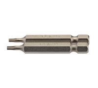 Draper TX-STAR Insert Bit 1/4" Hex 50mm Long Shot Blast Finish T9 2 Pieces