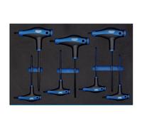 Draper Tx-Star T' Handle Key Set In 3/4 Drawer Eva Insert Tray (7 Piece) 63505
