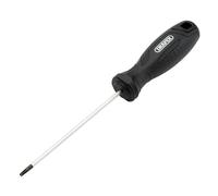 Draper TX-Star Tamperproof Hard Grip Screwdriver, T10H x 100mm - 13569 - Magnetic Tip, CRV Blade