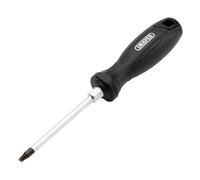 Draper TX-Star Tamperproof Hard Grip Screwdriver, T25H x 100mm - 13573 - Magnetic Tip, CRV Blade