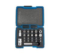 Draper TXP23/KIT 1/4/3/8-Inch Square Drive TX-Star Plus Bit Set