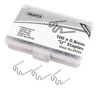 Draper U Staples for Hot Staplers 0.8mm Pack of 50