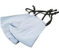 Draper 94702 Light Fabric Reusable Face Masks Blue (Pack Of 2) each 1