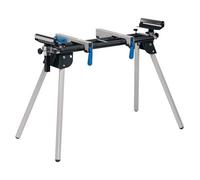 Draper Universal Extendable Mitre Saw Stand, Adjustable Rollers, Quick-Release Mounts, Folding Legs, 1.65M Beam