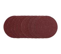 Draper Unpunched Hook and Loop Sanding Discs 125mm 125mm 40g Pack of 10