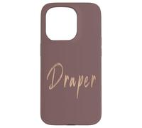 Draper Utah Vintage elegant design Case for iPhone 15 Pro
