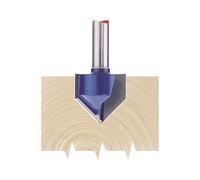 Draper Router Bit 75337 - 19mm V-Groove 90 Degree 1/4-inch Tungsten Carbide Tip