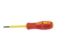 Draper Vde Approved Fully Insulated Cross Slot Screwdriver, No.0 X 60mm (Sold Loose) 69224