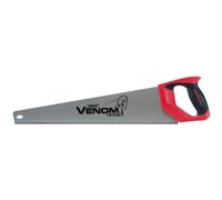 Draper 82202 Venom Second Fix Triple Ground 12PPI Handsaw, 500 mm Blade Length, Red