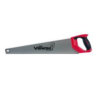 Draper 82204 Venom Second Fix Triple Ground 12PPI Handsaw, 550 mm Blade Length, Black