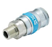 Draper 1/4in Bsp Taper Male Thread Vertex Air Coupling 51402