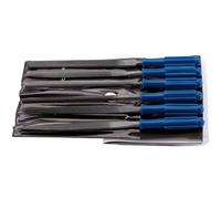 Draper Warding File Set With Plastic Handles 100mm 6 Pieces Blue/Black Hand Tool