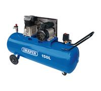 Draper Air Compressor - Belt Drive, 3HP, 150ltr