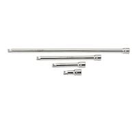 Draper Wobble Extension Bar Set 1/2"D Micro Satin Chrome 4 Piece 16770