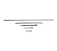 Draper Wobble Extension Bar Set 3/8"D Micro Satin Chrome 5 Piece 16768