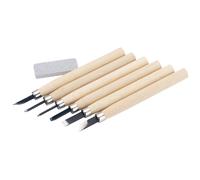 Draper Wood Carving Set With S/Stone - 31777