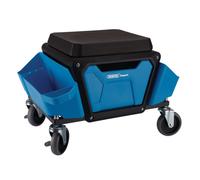Draper Work Stool - Blue, none