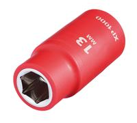 Draper 17758 XP1000® VDE Socket, 1/2 Sq. Dr., 13mm - 17758