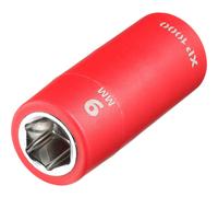 Draper XP1000 1/4" Drive VDE Insulated Hexagon Socket 1/4" 9mm