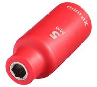 Draper XP1000 1/4" Drive VDE Insulated Hexagon Socket 1/4" 5mm