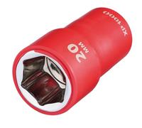 Draper XP1000 18036 VDE Socket, 1/2" Sq. Dr., 20mm