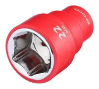 Draper XP1000 3/8" Drive VDE Insulated Hexagon Socket 3/8" 22mm