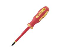 Draper XP1000 VDE Cross Slot Screwdriver No.2 x 100mm 1,000V AC 1,500V DC 64432