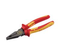 Draper Xp1000 Vde Hi Leverage Combi Pliers 200mm, Ergonomic Soft Grip, 10,000V Tested, Max Cut 2.5mm