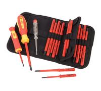Draper XP1000 VDE Insulated Interchangeable Blade Screwdriver Set PZ/PH/SL