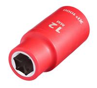 Draper XP1000 VDE Insulated Socket 1/2"D 12mm 6 Point Standard Length 17753