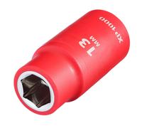 Draper XP1000 VDE Insulated Socket 1/2"D 13mm 6 Point Standard Length 17758