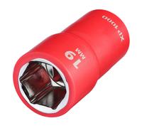 Draper XP1000 VDE Insulated Socket 1/2"D 19mm 6 Point Standard Length 17982