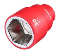 Draper XP1000 VDE Insulated Socket 1/2"D 30mm 6 Point Standard Length 18045