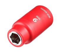 Draper XP1000 VDE Insulated Socket 3/8"D 9mm 6 Point Standard Length 17605