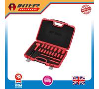 Draper XP1000® VDE Metric Socket Set, 1-2" Sq. Dr. (19 Piece) 17671