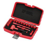 Draper XP1000® VDE Metric Socket Set, 1/4" Sq. Dr. (17 Piece)