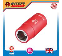 Draper XP1000® VDE Socket, 1-2" Sq. Dr., 15mm 17762
