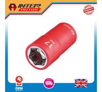 Draper XP1000® VDE Socket, 1-2" Sq. Dr., 17mm 17841