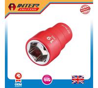 Draper XP1000® VDE Socket, 3-8" Sq. Dr., 19mm 17655