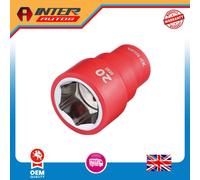 Draper XP1000® VDE Socket, 3-8" Sq. Dr., 20mm 17662