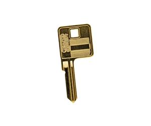 Draper Y8317/73 Blank Key for 8311/8312/8314/8315 and 8317 Series Padlocks, Blue