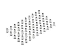 Draper Zinc Plated Threaded Insert Rivet Nuts, M10 X 1.5mm (Pack Of 50) 04056