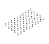 Draper Zinc Plated Threaded Insert Rivet Nuts, M5 X 0.8mm (Pack Of 50) 04052