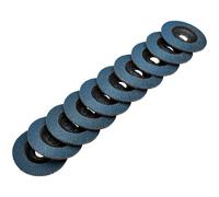 Draper Zirconium Oxide Flap Discs, 115 x 22.23mm, 60 Grit (Pack of 10)