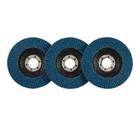 Zirconium Oxide Flap Discs, 115 x 22.23mm, 60 Grit (Pack of 10)