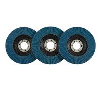 Zirconium Oxide Flap Discs, 115 x 22.23mm, 40 Grit (Pack of 10)