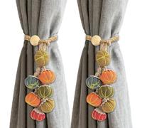 Drapery Ties - 22 Inches 2 Piece Festive Rope Accessories for Decorative Window Holdback, Elegant Design with Easy Installation, Drapery Tiebacks for Halloween Fall Birthday Holiday